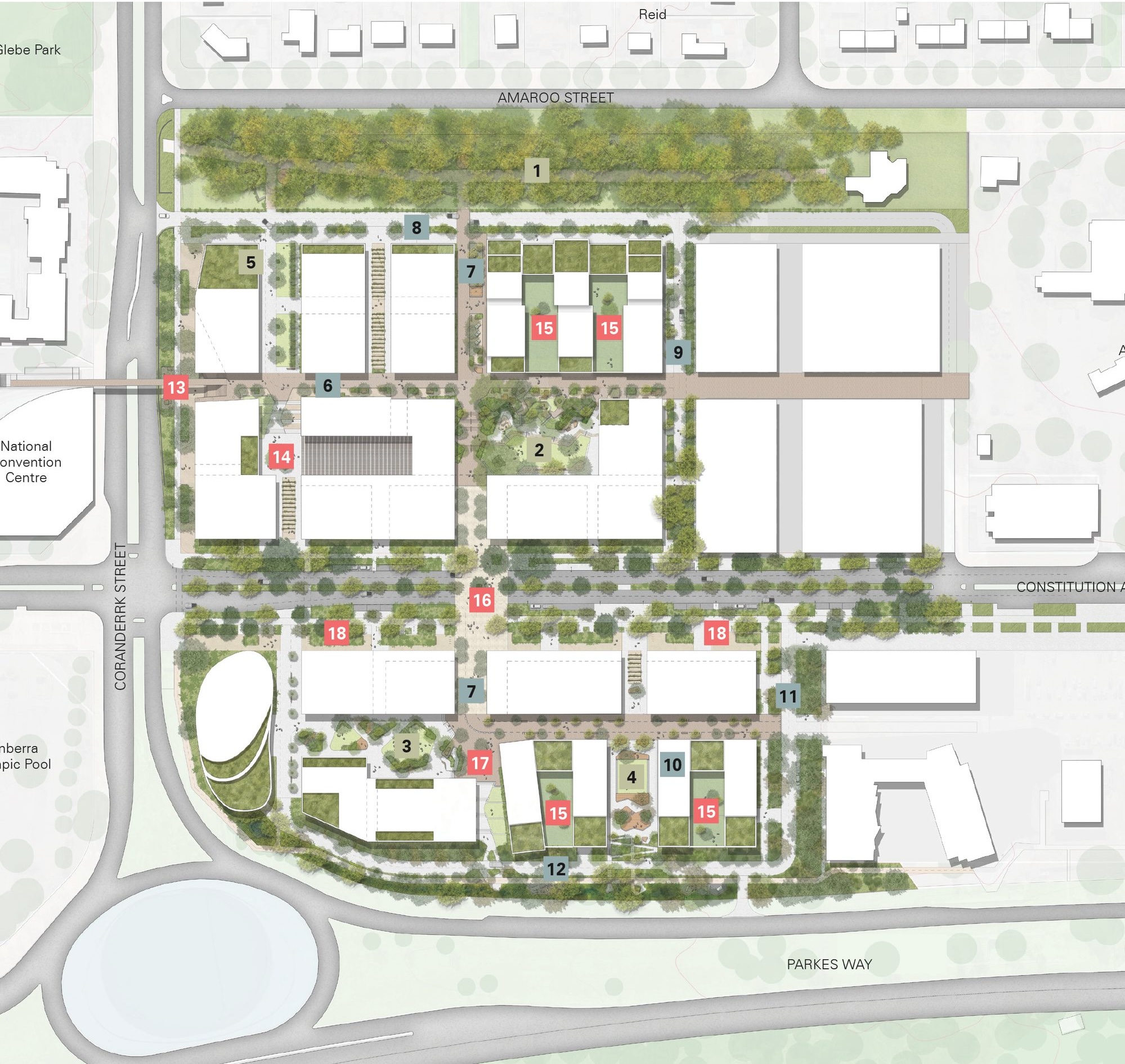 UNSW Canberra City Campus Masterplan gallery